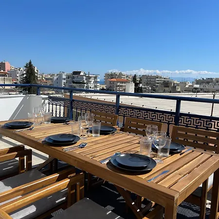 Apartment Maisonette With Stunning Terrace&private Garage - By Solstad Kavala